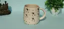 "Sweet Cherry" Hand-Painted Ceramic Mug - 320 ml