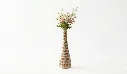 "Bohemian Bloom" Hand-Painted 12 inches Flower Vase