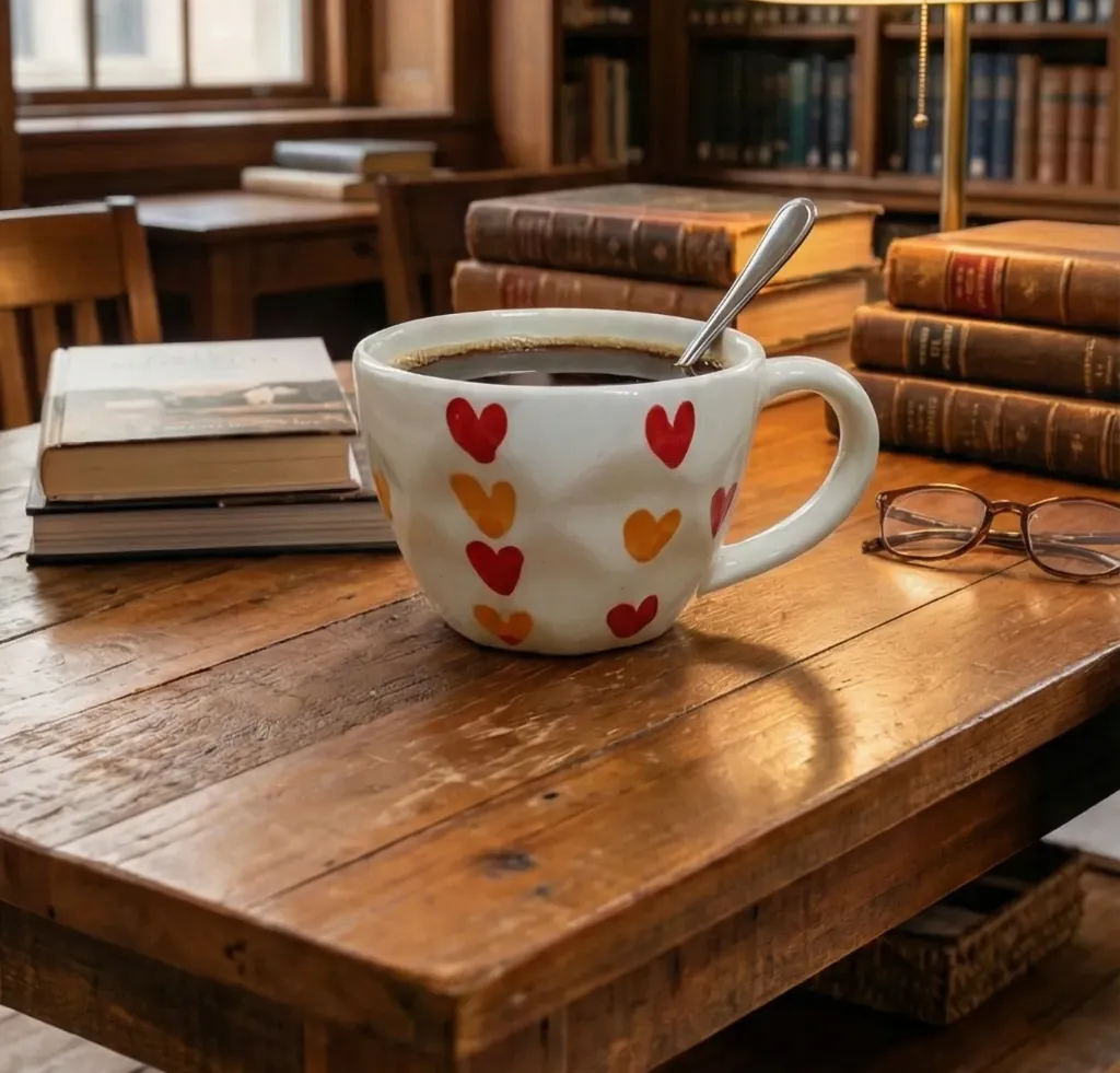 "Autumn Harvest" Heart Mug