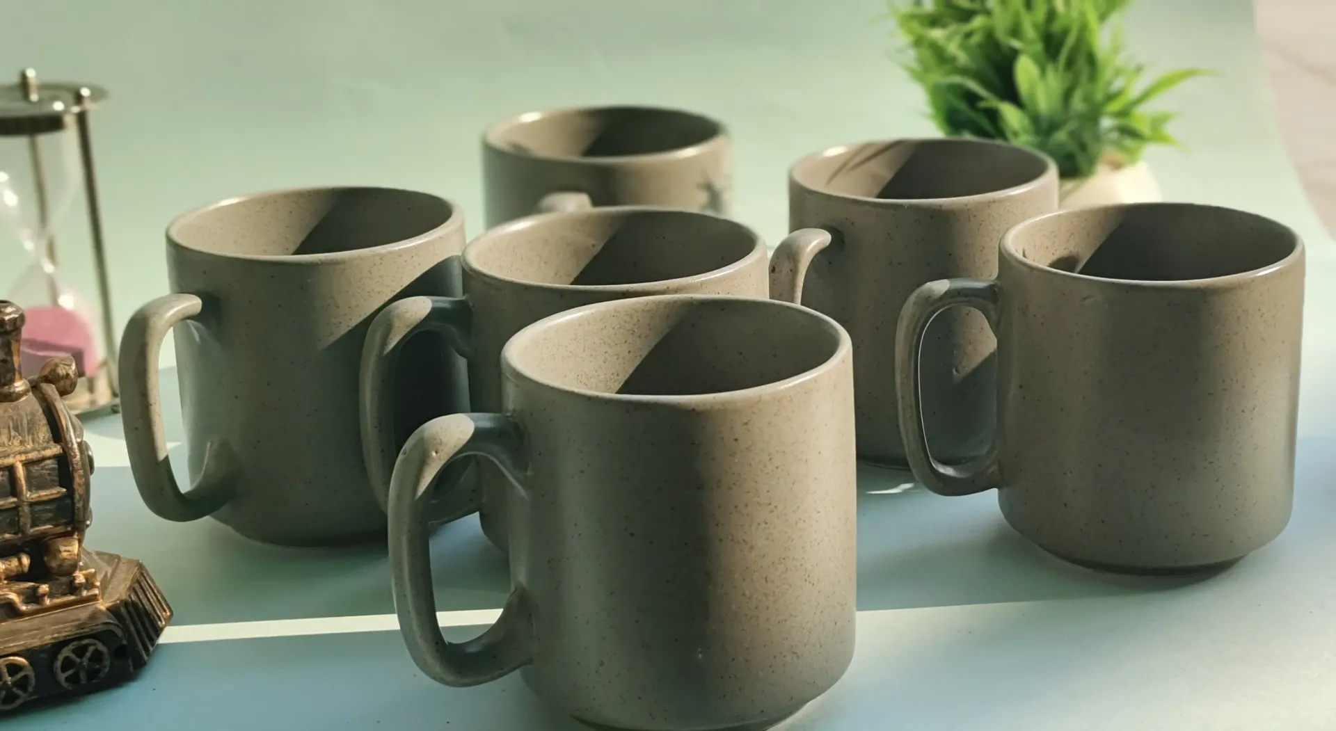 Patraam  Handcrafted Ceramic Mug Collection (6 Cups)